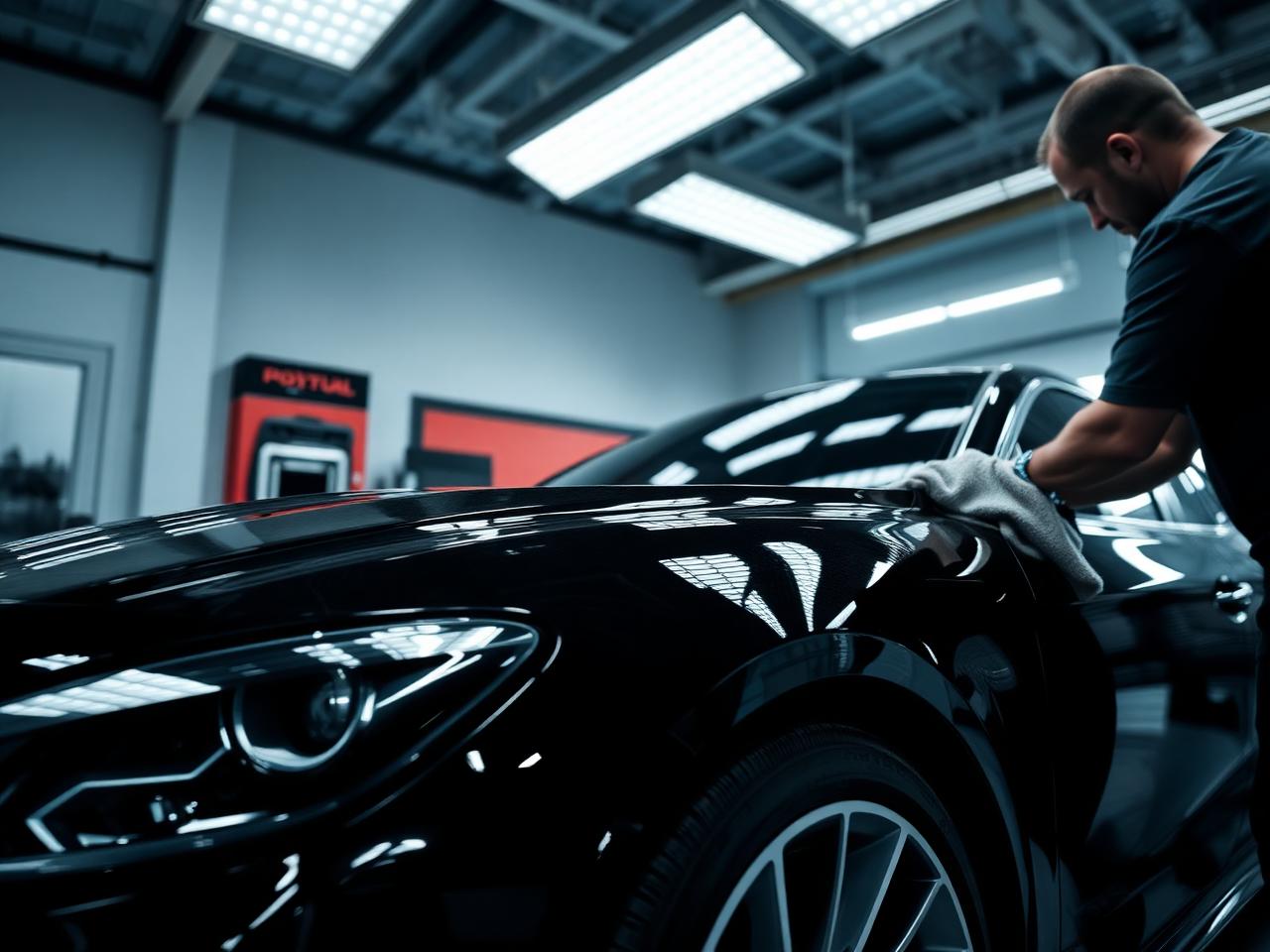 An auto detailing studio — case study screenshot
